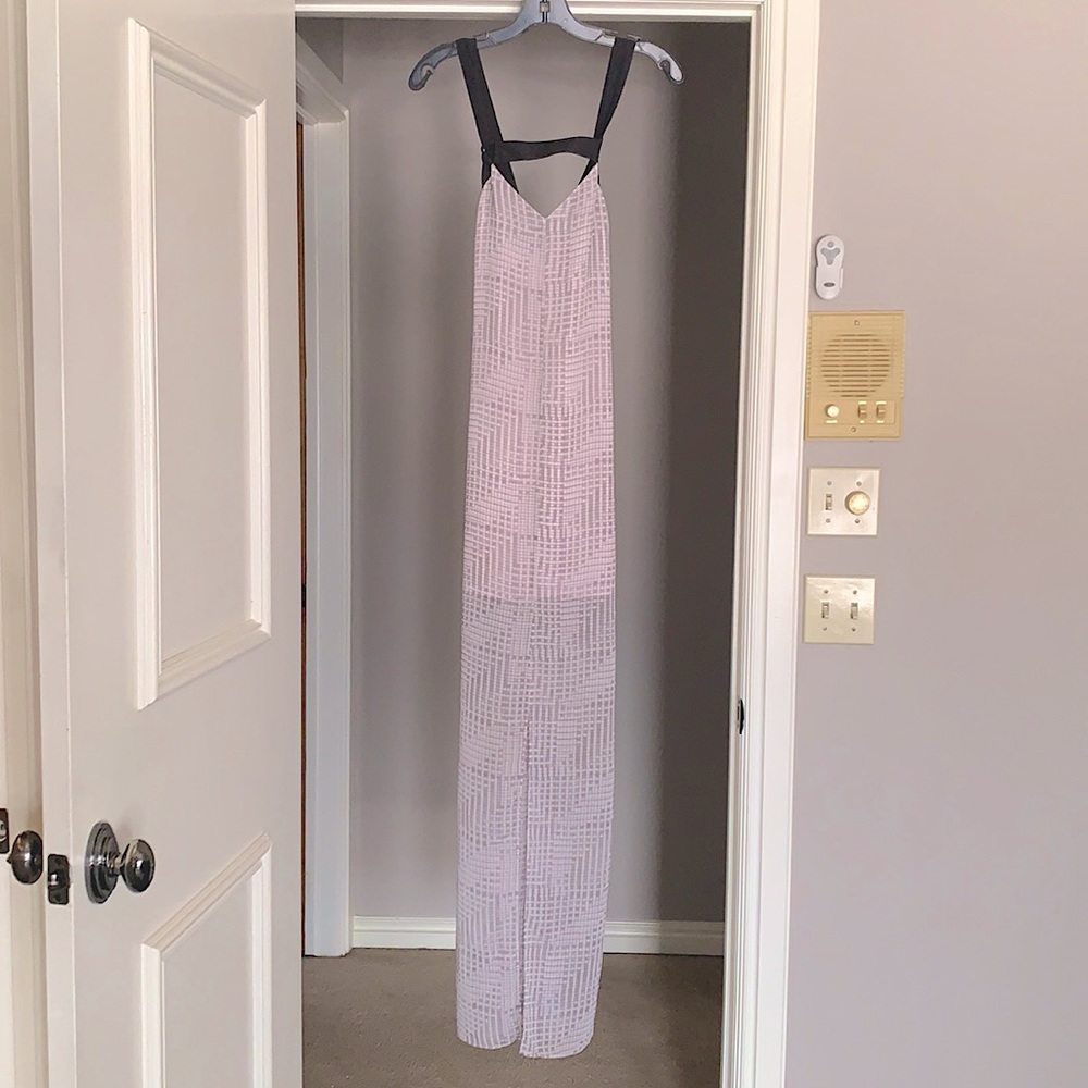 BCBG Generations sun dress. Faint purple pattern. Small